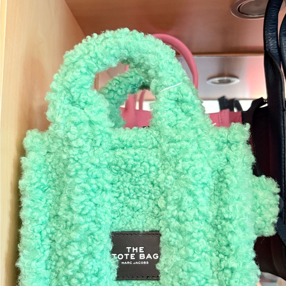 Marc Jacobs Fuzzy Mint Tote Bag